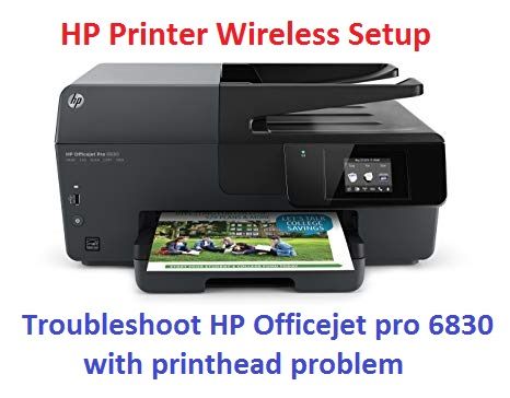 hp 6830 printhead issues